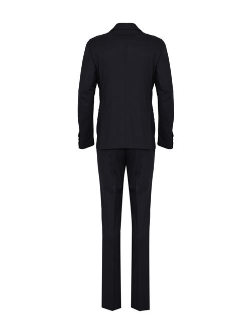 Abito doppiopetto Iconic drop 7 reg in lana vergine Blu LARDINI | CN467AE PAE66302850